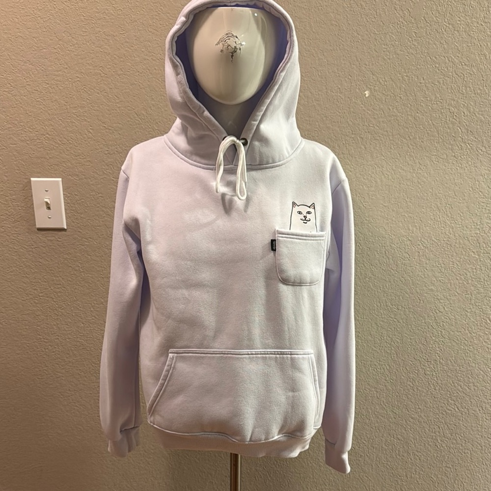 Ripndip Hoodie with cat Embroidery size XLarge
